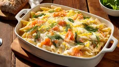 Kermaisen lohipastan ohje – näin syntyy PastaPannu