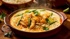 Yksi vuoka, monta makua: aasialainen kana-riisivuoka resepti